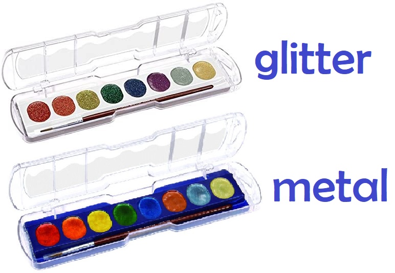 Acuarelas Giotto Glitter / Metal